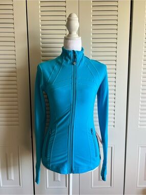 lululemon athletica Women's Turquoise Zip-Up Utility Jacket